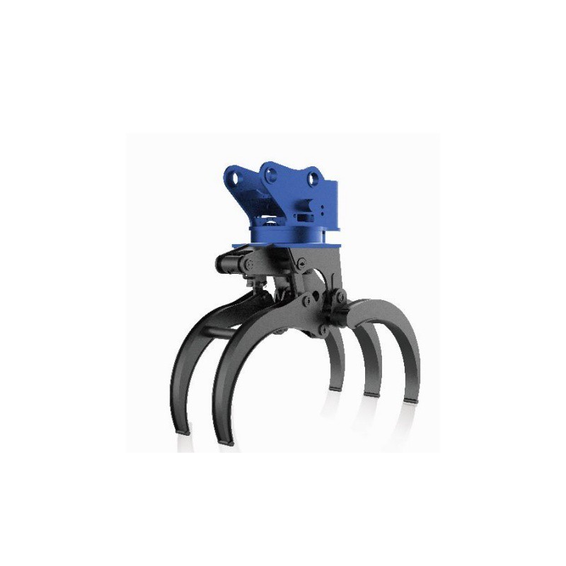 EDDIE Machinery FGL06F Mid-Heavy Log Grapple: 11-20t Excavator Medium-Scale Timber Handling Tool