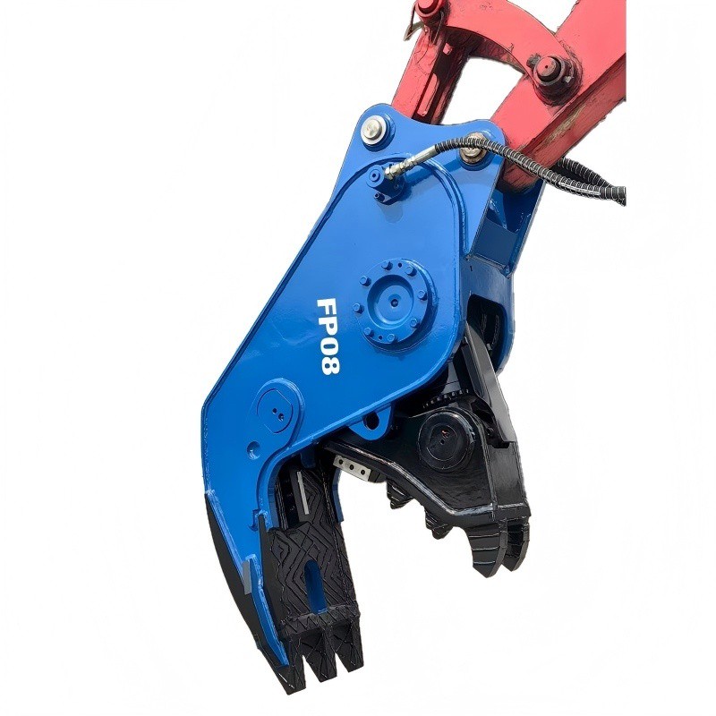 EDDIE Machinery FP08 Fixed-Type Hydraulic Pulverizer: 7-9t Excavator Lightweight Concrete Demolition Tool