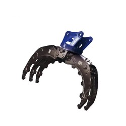 EDDIE FGS06: Stone Grapple for 12-16T Excavators, Rock & Debris Handler