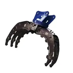 EDDIE FGS04：石头抓斗7 - 11吨挖掘机，中型岩石处理器